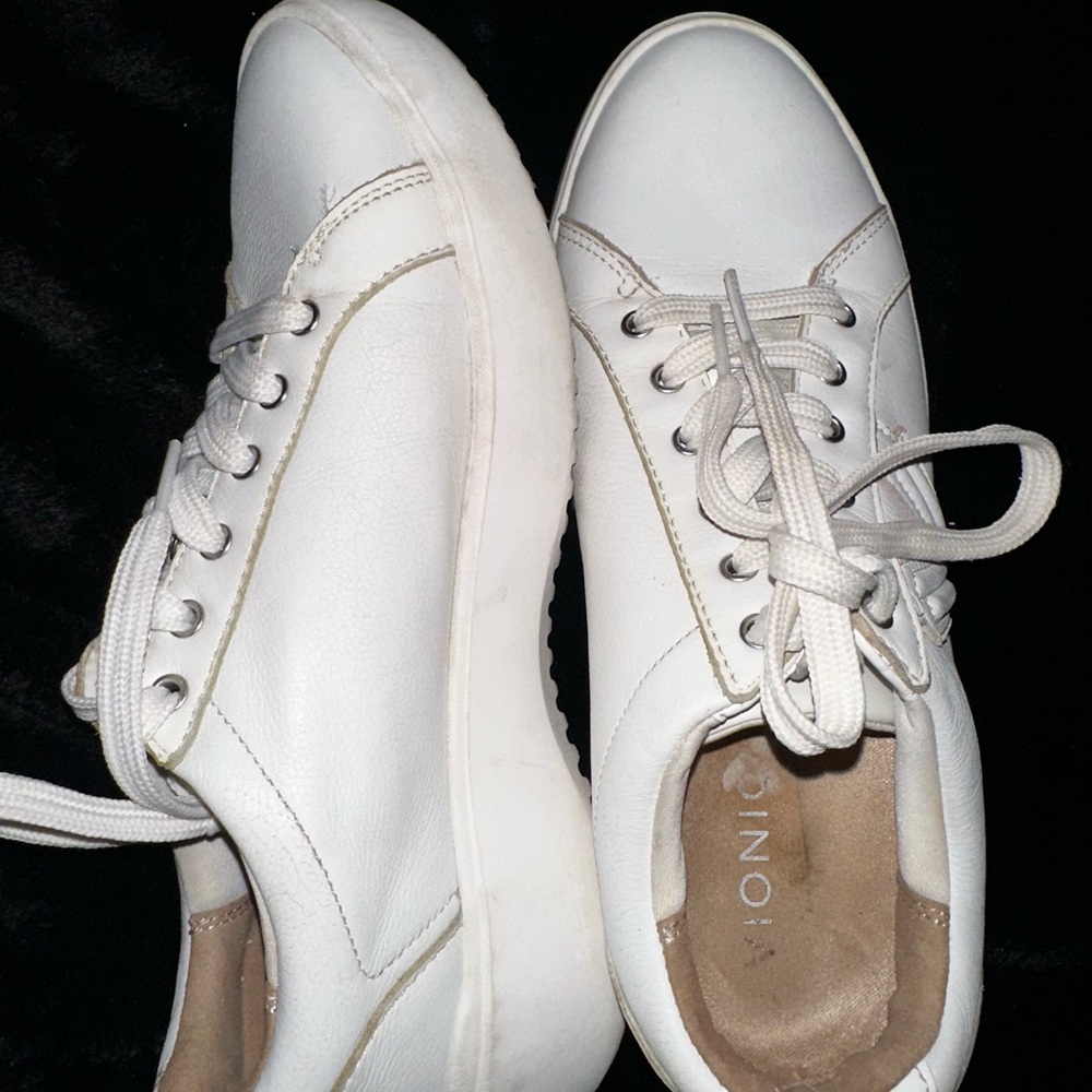 Vionic White Patent Leather Sneakers - Picture 4 of 4